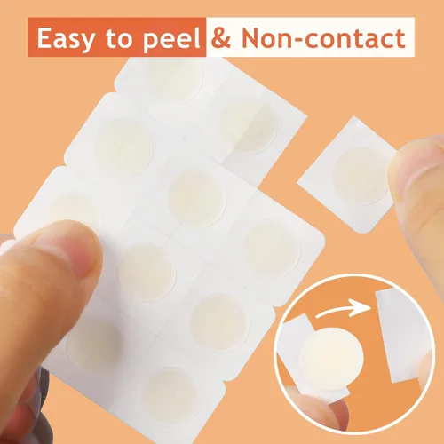 Vista 4 de Ultra - Parches de espinillas hidrocoloides, 120 unidades Acne Patch for Covering Zits and Blemishes Breakouts Spot Acne Dots Stickers for Face