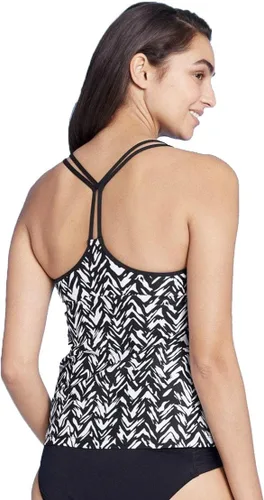 Vista 2 de Kona Sol Women's Racerback Tankini Top (Black)