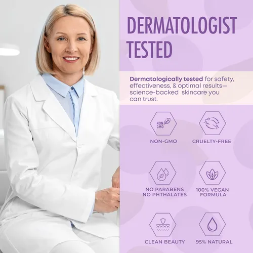 Vista 7 de Suero facial de colágeno y vitamina E, probado por dermatólogos, antienvejecimiento, cuidado de la piel coreano, hidrata, reafirma y suaviza