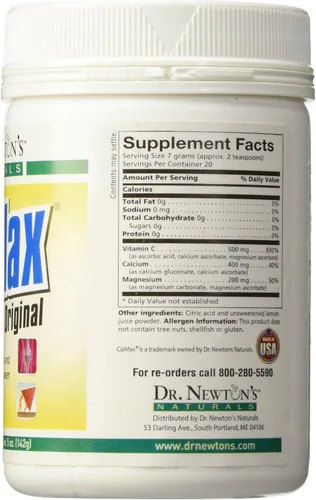 Vista 2 de Dr Newtons Naturals CalMax Calcio Magnesio Vit C