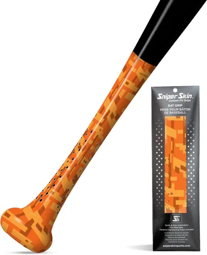 Vista 16 de SNIPER SKIN Baseball & Softball Bat Grip - Replacement Bat Grip Wrap - Easy to Install, Strong, Waterproof, Tacked for Performance
