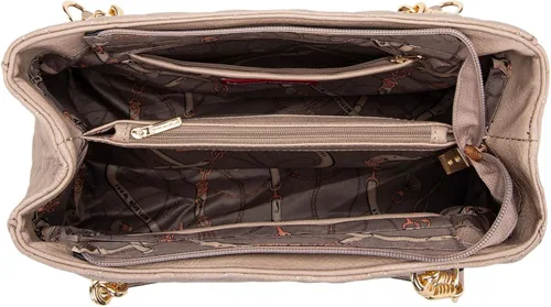 Vista 6 de Montana West Bolso de mano mediano para mujer, con cadena acolchada, bolso de hombro