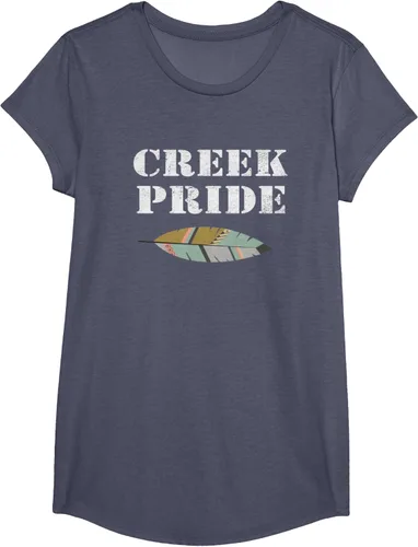 Vista 17 de Creek Native American Pride - Camiseta, Negro, S