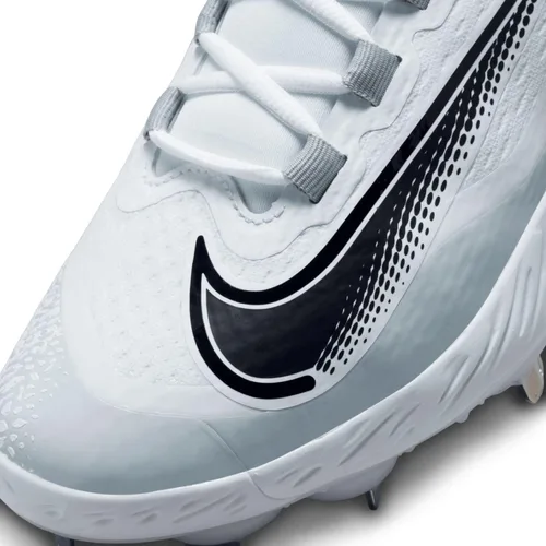 Vista 6 de Nike Alpha Huarache Elite 4 Low - Botines de béisbol para hombre, color blanco y negro, EE. UU