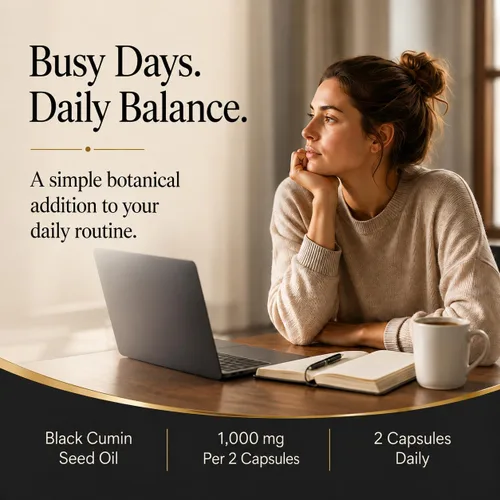 Vista 3 de Black Cumin Seed Oil 1,000 mg from Nigella Sativa, 60 Capsules, 30 Days