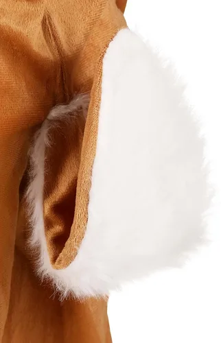 Vista 8 de Kids Reindeer Costumes Christmas Onesie Deer Outfit For Boys And Girls Headpiece Included