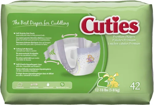 Vista 4 de Cuties, Pañales para bebés, CR2001, 2, 1, 1