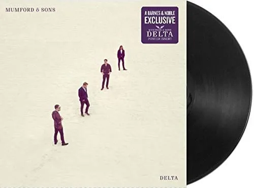 Vista 2 de Mumford & Sons Delta Exclusive 2X LP Matt Finish Black Vinyl With Mumford & Sons Delta Poster Insert