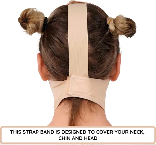 Vista 3 de IKIDO Venda de compresión para cuello y barbilla poscirugía para mujer, más delgada para la cara