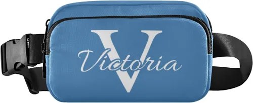 Vista 18 de Riñoneras personalizadas para mujeres y hombres, bolsa de cinturón personalizada con correa ajustable, riñoneras de moda, bolsa cruzada para la #01