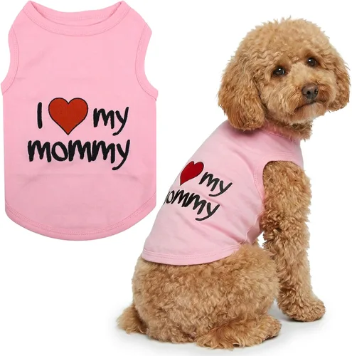 Vista 77 de Parisian Pet - Camiseta para perros y gatos, con texto en inglés Daddy's Girl, 2XS