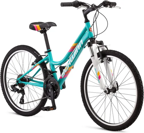 Vista 9 de Schwinn High Timber - Bicicleta de montaña para jóvenes y adultos hombres mujeres niños niñas, ruedas de 24 a 29 pulgadas, 7 o 21 velocidades