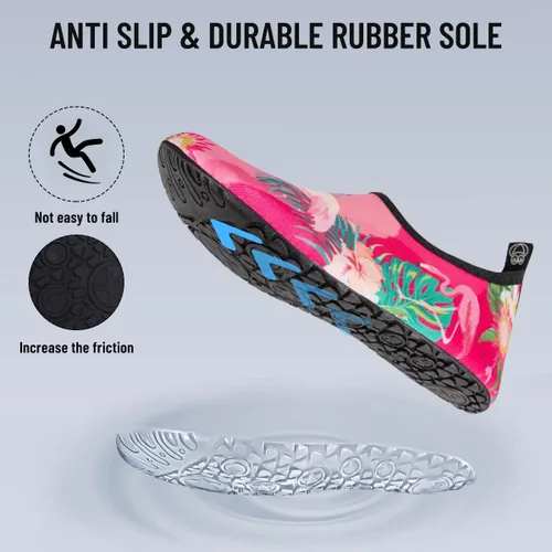 Vista 4 de Zapatos de agua, zapatos descalzos para hombre y mujer, para playa, piscina, secado rápido, para deportes acuáticos, yoga