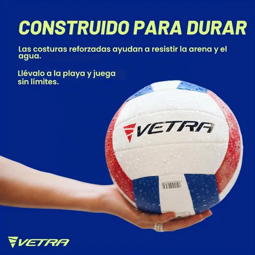 Vista 5 de VETRA Premium, Soft Touch Volleyball, Official Size 5, Super Soft Volleyball Training Equipment for Professional & Recreational Use Practice, Sports
