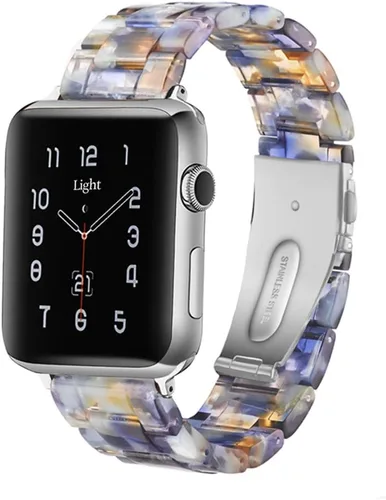 Vista 18 de Bandas para Apple Watch Light House - Correas de resina ligera de moda para iWatch para mujeres y hombres 38mm/40mm/41mm/42mm (Series 11 10)
