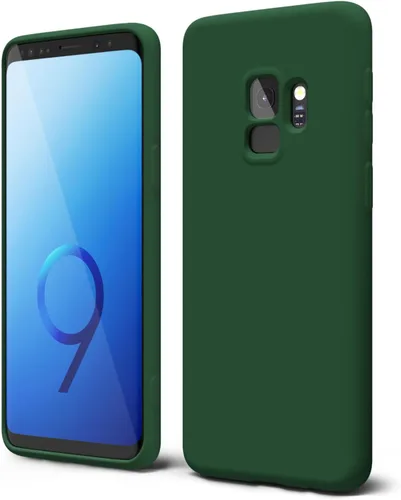 Vista 472 de oakxco Funda para teléfono Samsung Galaxy S8 de silicona líquida, delgada y fina de gel de goma suave TPU cubierta protectora simple llana
