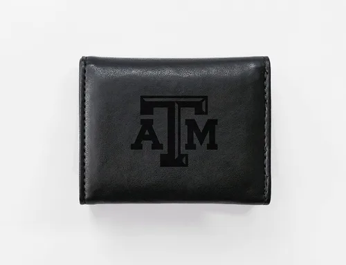 Vista 4 de NCAA Rico Industries - Billetera triple grabada con láser, con grabado láser, accesorio para hombre