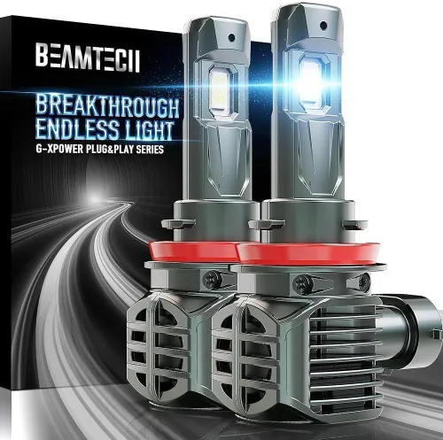 Vista 12 de BEAMTECH 90 05 Bombillas, 500% de brillo, Plug and Play, paquete de 2