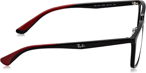 Vista 3 de Ray-Ban RX7148 - Marco rectangular para gafas 2126in color negro