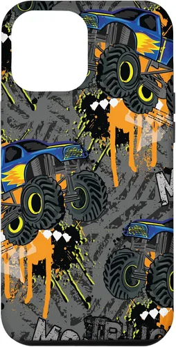 Vista 26 de Funda para iPhone 17 con diseño de Monster Truck Lover para hombres y niños