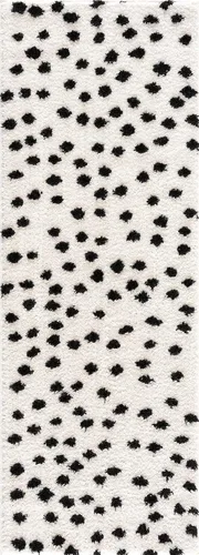 Vista 15 de Hauteloom Tilos - Alfombra marroquí de estilo granja pequeña con diseño de enrejado, alfombrilla para puerta, alfombra peluda, patrón de enrejado