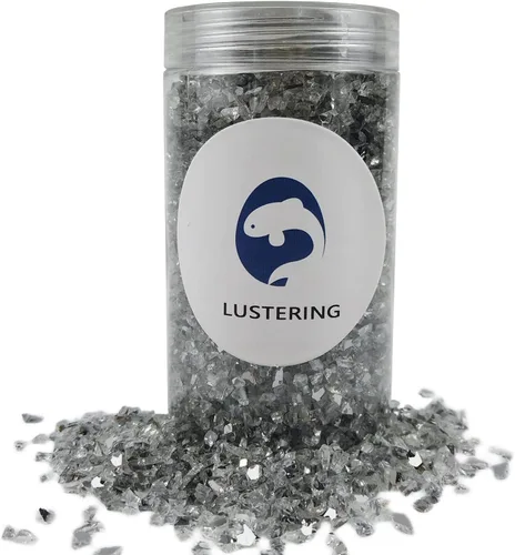 Vista 16 de LUSTERING Vidrio triturado de alto brillo con purpurina, vidrio para fuego, vidrio roto, gemas de vidrio para foso de fuego, manualidades DIY