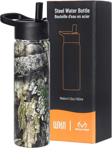 Vista 44 de Wildkin Kids - Botella de agua de acero inoxidable de 14 onzas para niños – Sin BPA, a prueba de fugas, aislada, fácil de limpiar - Ballerina