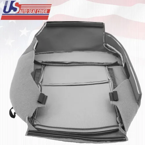 Vista 7 de 2007 para Ford F150 Lariat Driver Side Bottom Funda de asiento de tela de repuesto gris pedernal