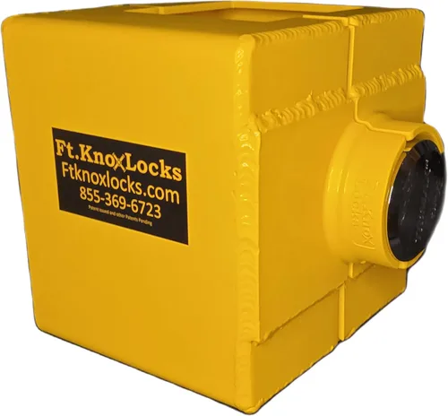 Vista 8 de Ft. Knox Locks Bloqueo de enganche articulado compatible con el enganche MORryde (con bloqueo de disco de aluminio Abloy Sentry)