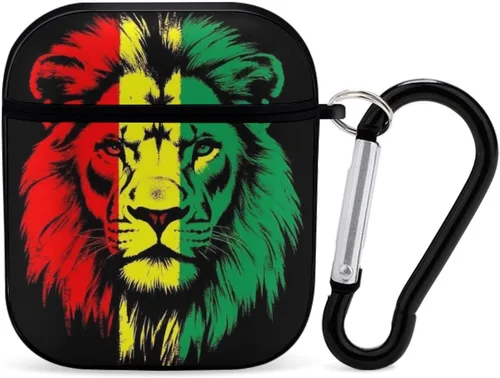 Vista 47 de Funda para Apple AirPod 2 y 1 TPU suave compatible con AirPod 2 y 7 con diseño de bandera estadounidense Pattern1081