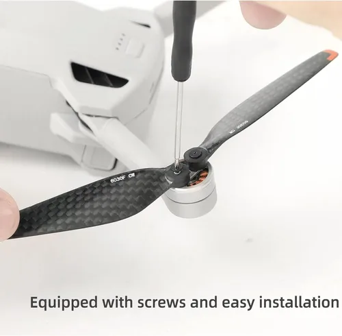 Vista 2 de Hélices Mini 3 Pro, hélices de fibra de carbono compatibles con DJI Mini 3 Pro, de bajo ruido y duraderas, accesorios de repuesto de cuchillas