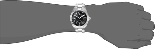 Vista 2 de Hamilton Reloj casual de acero inoxidable de cuarzo suizo 'Khaki Field' para hombre (Modelo H68551933)