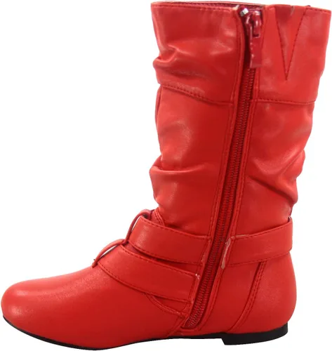 Vista 2 de Link Sonny-54K - Botas de equitación con tacón bajo y hebilla y punta redonda para niña