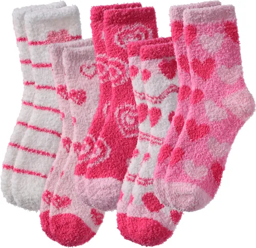 Vista 14 de Calcetines mullidos para mujer, esponjosos, cálidos, tipo pantufla de invierno, de microfibra, suaves, para dormir en casa 1 par Blanco