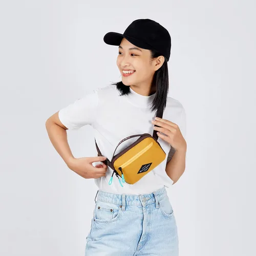 Vista 4 de Sherpani Hyk - Bolsa de cinturón ligera, cangurera de viaje, bolsa cruzada para mujer, protección RFID, Esfera solar., Hyk