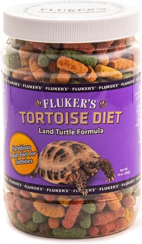Vista 2 de Fluker's Dieta de tortuga, alimento de pellets grandes - Fórmula de tortuga terrestre, 10 onzas