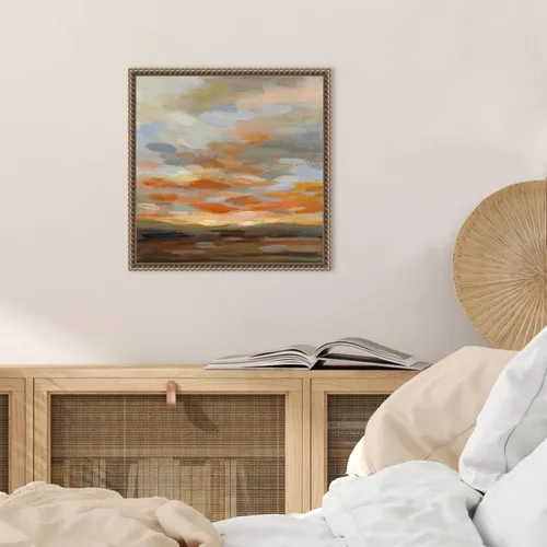 Vista 5 de Amanti Art Silvia Vassileva - Lienzo enmarcado para pared, 16 x 16 pulgadas, cielo del desierto alto, por Silvia Vassileva, lienzo enmarcado