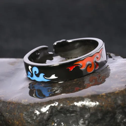 Vista 4 de LANMENSY Demon Slayer Anillos de anime Joyería original de plata de ley 925 "All24 estilos" nuevo Tamaño ajustable Kimetsu No Yaiba Cosplay Moda