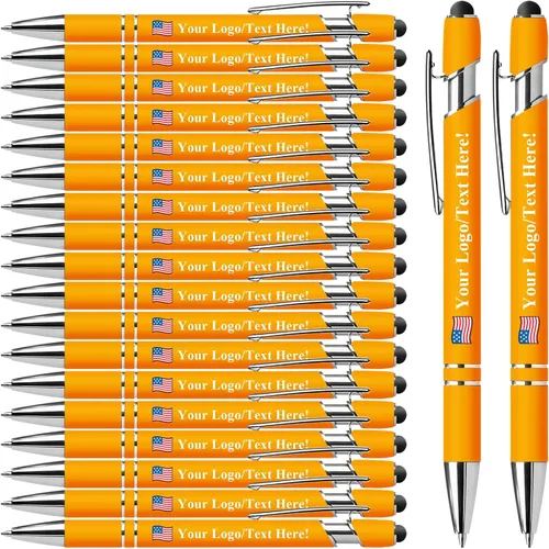 Vista 42 de Bolígrafos personalizados con lápiz capacitivo, bolígrafos personalizados impresos con tu logotipo o mensaje, ideales para regalos, promociones