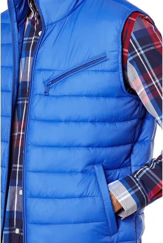 Vista 3 de Cole Haan Chaleco acolchado para hombre con bolsillo con cremallera en el pecho