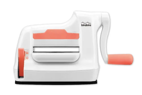 Vista 2 de Bira Craft Troquelado & Embossing Machine Combo, Mini máquina troquelada, ranura de alimentación de 3 1/8 "para papel de 3" y otros