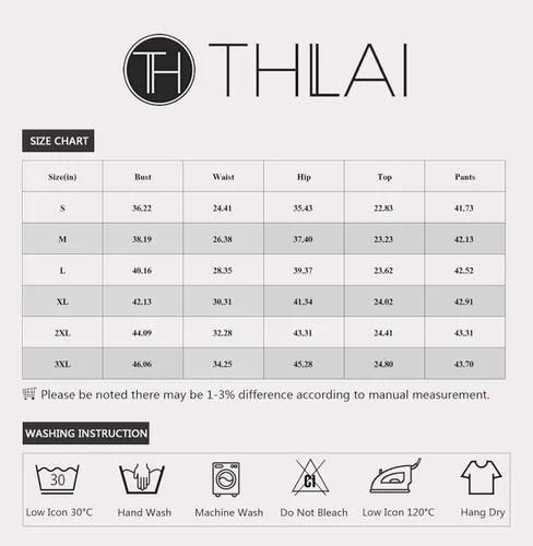 Vista 7 de THLAI - trajes para mujer con letra de impresión y rayas patchwork traje deportivo largo 2 piezas