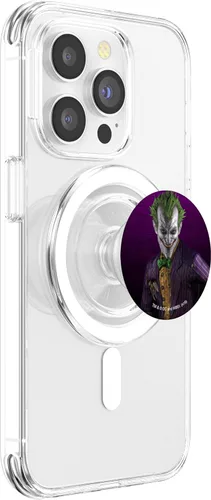 Vista 3 de Batman Arkham Asylum Joker PopSockets MagSafe PopGrip para iPhone
