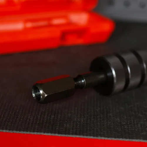 Vista 5 de ABN Herramienta extractor de inyector diesel con martillo deslizante, removedor de inyector de carril común con adaptador de rosca M8, M12, M14