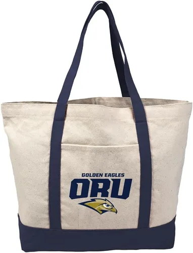 Vista 183 de Campus Lab Bolsa de lona con logotipo primario colegiado con bolsillo externo, bolsa de hombro reutilizable para ir de compras, playa Águilas A&m