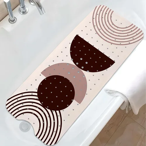 Vista 9 de Tapete de baño de sirena antideslizante, bonito tapete de baño de goma para bañera, tapete de baño para niños y niñas pequeñas, tapete de ducha