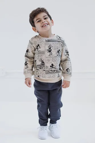 Vista 6 de Disney Lion King - Conjunto de sudadera y pantalones de forro polar de Mickey Mouse Winnie the Pooh, tallas para recién nacidos a niños pequeños