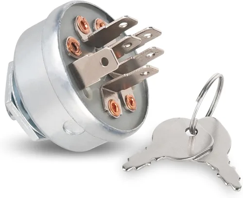 Vista 17 de BlueStars 045898 Interruptor de arranque de encendido 2 teclas – Compatible con Hustler Exmark Lazer Z Super Z Mini Z Hydro Walk Behind Mini