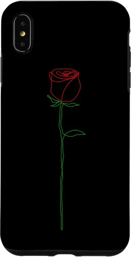 Vista 7 de Funda para iPhone 14 Simple con diseño de líneas rojas y verdes