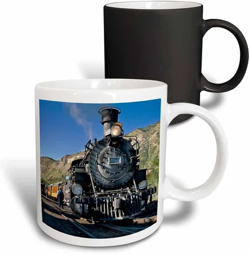 Vista 10 de 3dRose 88941_4 - Taza de cerámica, 11 oz, color blanco y negro